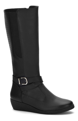 Bota Urban Pr28838t Res Liso Empresa Laboral Mujer Negro