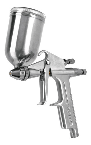 Imagen 1 de 6 de Pistola Compacta, Retoque Lvmp Vaso Alum, 0.5 Mm, Truper