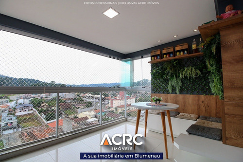 Imagem 2 de 24 de Acrc Imóveis - Apartamento Mobiliado Em Andar Alto Com Ar Condicionado Para Venda No Bairro Escola Agrícola - Ap04239 - 69265162