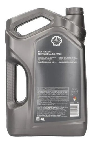Aceite Shell Helix 5w30 Ram 1000 1.8