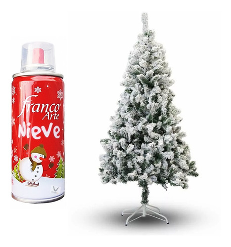 Espuma Nieve Artificial Para Arbol Spray Decoración Navidad 