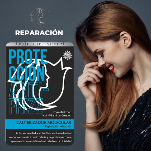 Cauterizador Reparacion Brillo + Shock Keratina Nutricion 2l