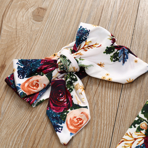 Trajes Tipo Mameluco Con Diadema Y Estampado De Flores Para