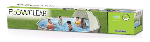 Techo Toldo Solar Lateral Para Piscina Bestway