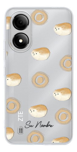 Funda Para Zte Para Mujer Patrón Hamster Con Personalizacion