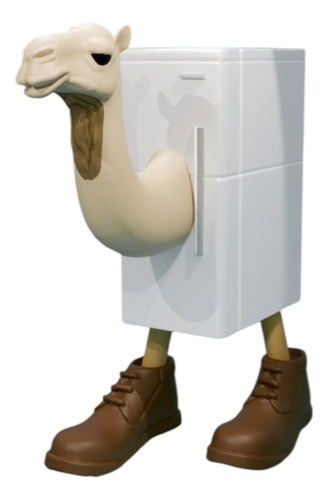 Figura Frigo Camello - Camello Refrigerador - Brainrot