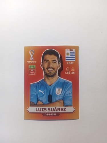  Luis Suarez- Uru 19- Panini