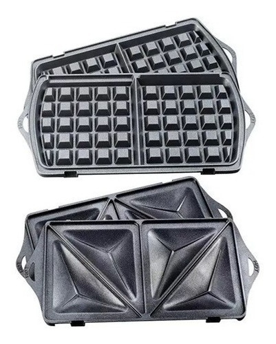 Sandwichera Wafflera Tfal Sw610052 Negro