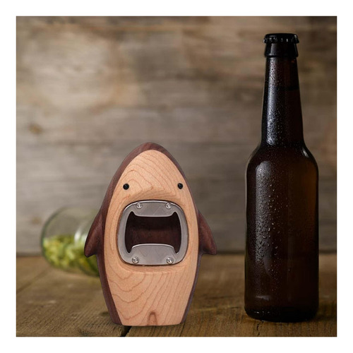 Abridor De Botellas De Vino Y Cerveza Con Forma De Madera, A