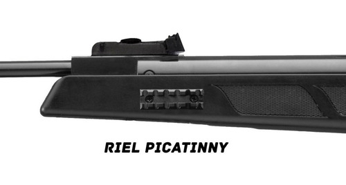 Rifle Aire Comprimido 5.5 Balín X250 Blancos Rieles Lateral