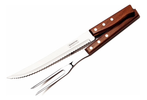 Juego / Set Asado 2 Pzs Cuchillo Y Tenedor Tramontina