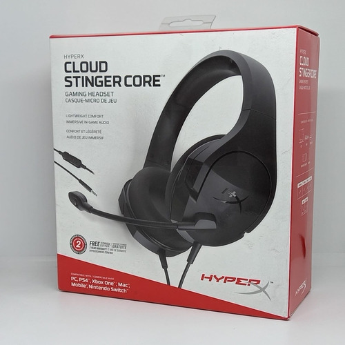 Audífonos Gamer Hyperx Cloud Stinger Core Negro (openbox)