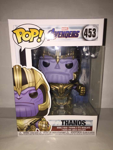 Funko Pop Marvel Movies Avengers Endgame Thanos Con Armadura
