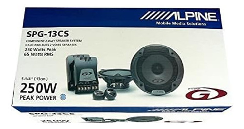 Alpine Conjunto De Altavoces 2 Vías Separadas 5,25 Spg-13cs