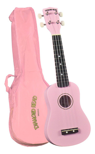 Diamante Cabeza Du-110 Ukelele Soprano Del Arco Iris - Rosa