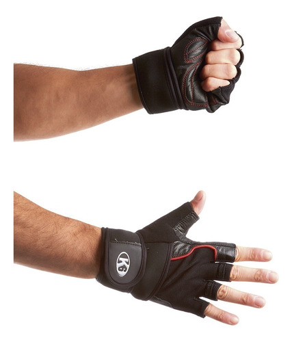 Guantes Gym Pesas Gimnasio Crossfit Ice Border K6 Fitness