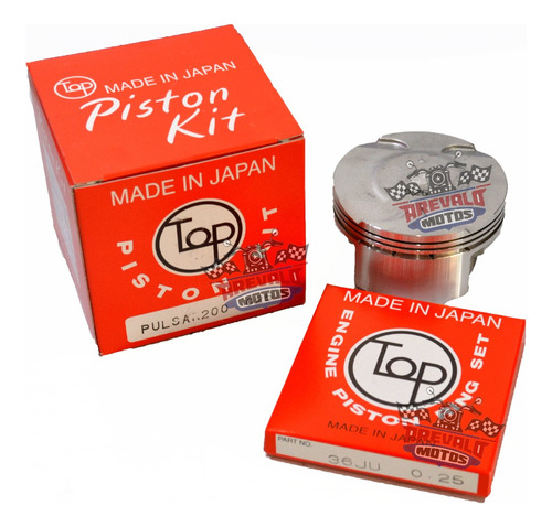 Kit Piston Bajaj Rouser Ns 200 Japon + Medidas 