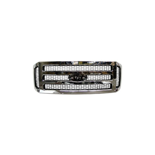 Panal Parrilla Cromada Ford Super Duty 05 A 07