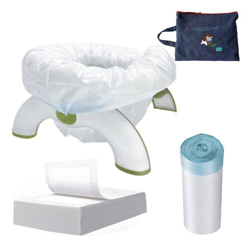 30 Count Travel Potty Refill Bags And Absorbent Pads.