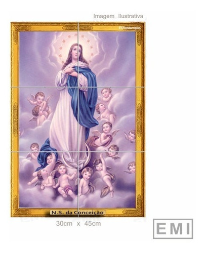 Quadro Azulejo Nossa Senhora Da Conceição
