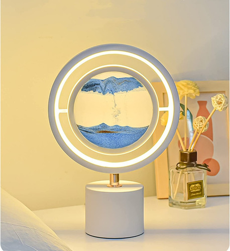 Lampara De Mesa En 3d Lampara Decoración De Reloj Arena