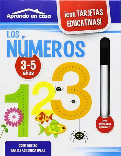 Aprendo En Casa Los Nãâmeros (3-5 Aãâ±os), De Martínez Vicente, Mónica. Editorial Ediciones Saldaña, S.a., Tapa Dura En Español