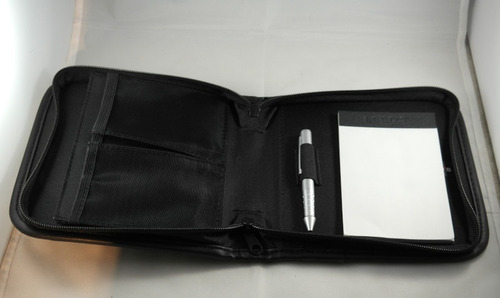 Imagen 2 de 3 de Estuche Leed's Con Libreta, Bolígrafo Y Bolsillos. Todo Uso