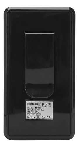 Máquina Perforadora De Uñas Portátil, Kit Eléctrico De Manic