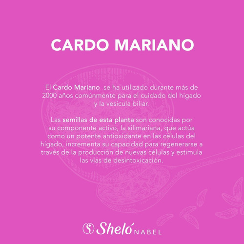 Imagen 7 de 9 de Tratamiento Cirrosis - Cardo Mariano + Glutation Para 1 Mes