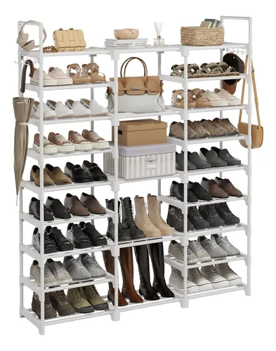 comprar Zapatero Grande De 9 Niveles, Organizador De Zapatos Blanco 