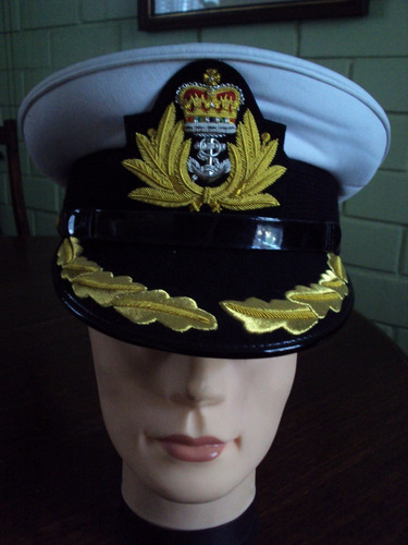 Gorra De Plato De Almirante De La Royal Navy