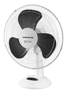 Ventilador Turbo De Mesa Winco 16 3 Aspas 55 W Oscilante