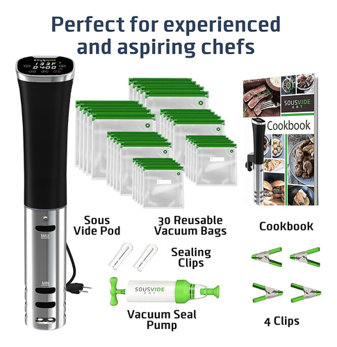 Kit De Cocina De Inmersión Sous Vide - Máquina Tempor...