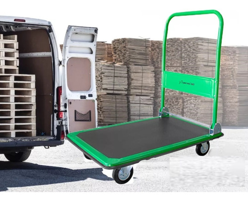 Carrito Plegable De Carga Plataforma Diablito Acero 300 Kg