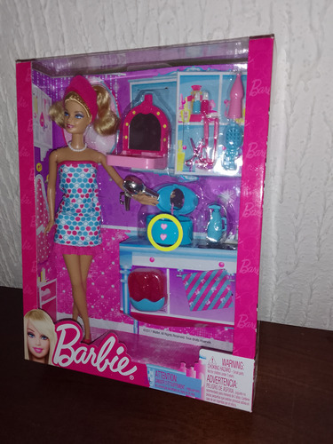 Barbie Spa Day / Día De Spa Muñeca Rubia (Usado)