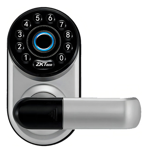 Zkteco Cerradura Inteligente Con Teclado Y Verificación De Huella Modelo Ml300 / Conectividad Bluetooth Y Capacidad Para 100 Usuarios / Compatible Con La App Zsmart