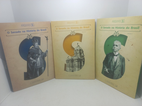 Livro - O Senado Na História Do Brasil - 3 Volumes - Ricardo