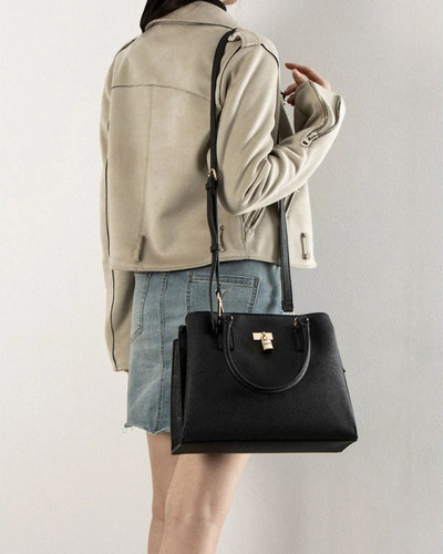 Bolsa Guess Girlfriend Satchel Texturizada 100% Original