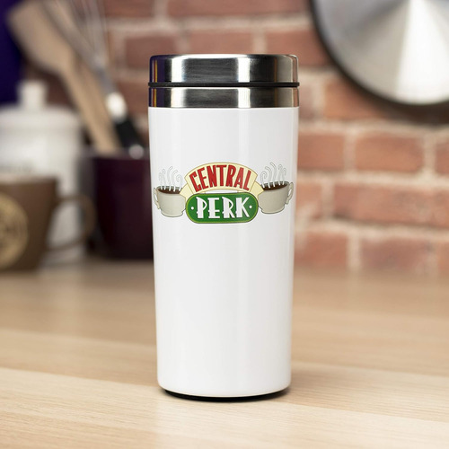 Vaso Térmico De Acero Inoxidable Friends Paladone 15oz