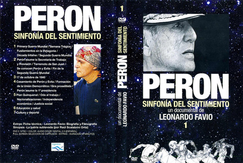 Perón Sinfonía Del Sentimiento - Leonardo Favio - 4 Dvds