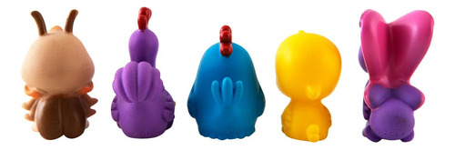 Dedoches Galinha Pintadinha Com 5 Bonecos Vinil Educativo