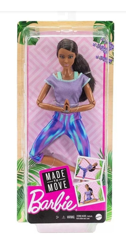 Barbie Made To Move Articulada Gxf06 Mattel Morena