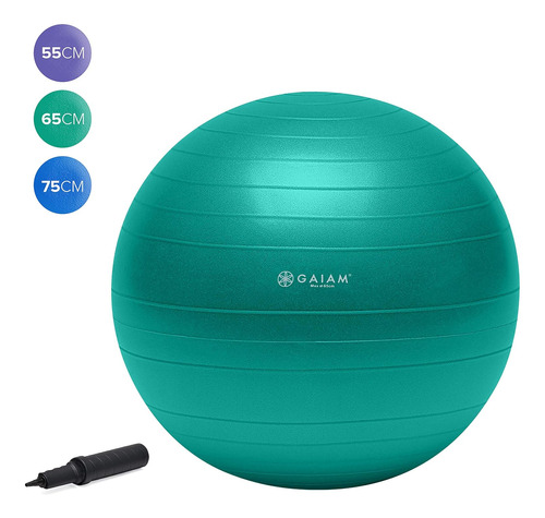 Kit De Pelotas Gaiam Total Body: Incluye Una Pelota De Yoga 