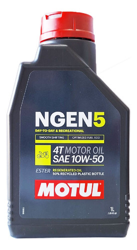 Óleo Para Motor Motul Italiano Ngen5 10w50 Sustentável
