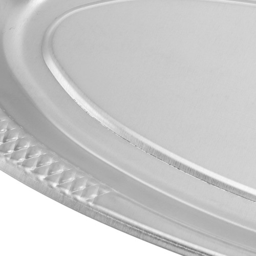 Plato Para Servir Platos De Acero Inoxidable Con Forma De