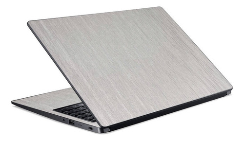 Skin Adesiva Película P/ Notebook Lenovo Ideapad 3 15-itl Cor Aço Escovado