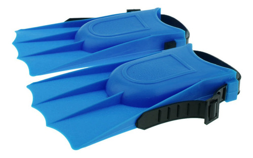 Adultos Aletas De Natación Aletas Ajustables S Azul