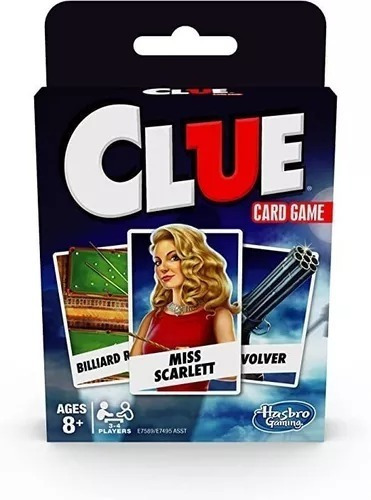 Juego De Cartas Clue Hasbro Gaming Card Game Importado