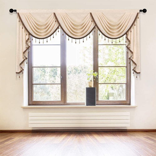 Cortinas Gruesas De Che Para Ventana, Cenefa Para Sala ...