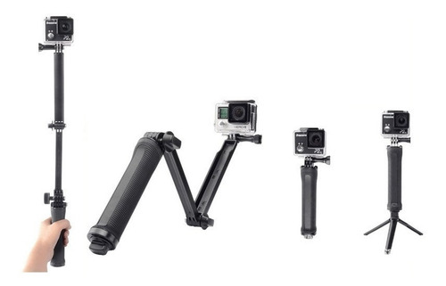 Baston Selfie Stick Monopod Tripie Gopro Pole 3-way